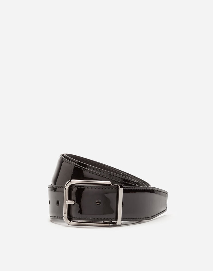 Patent leather belt - 1