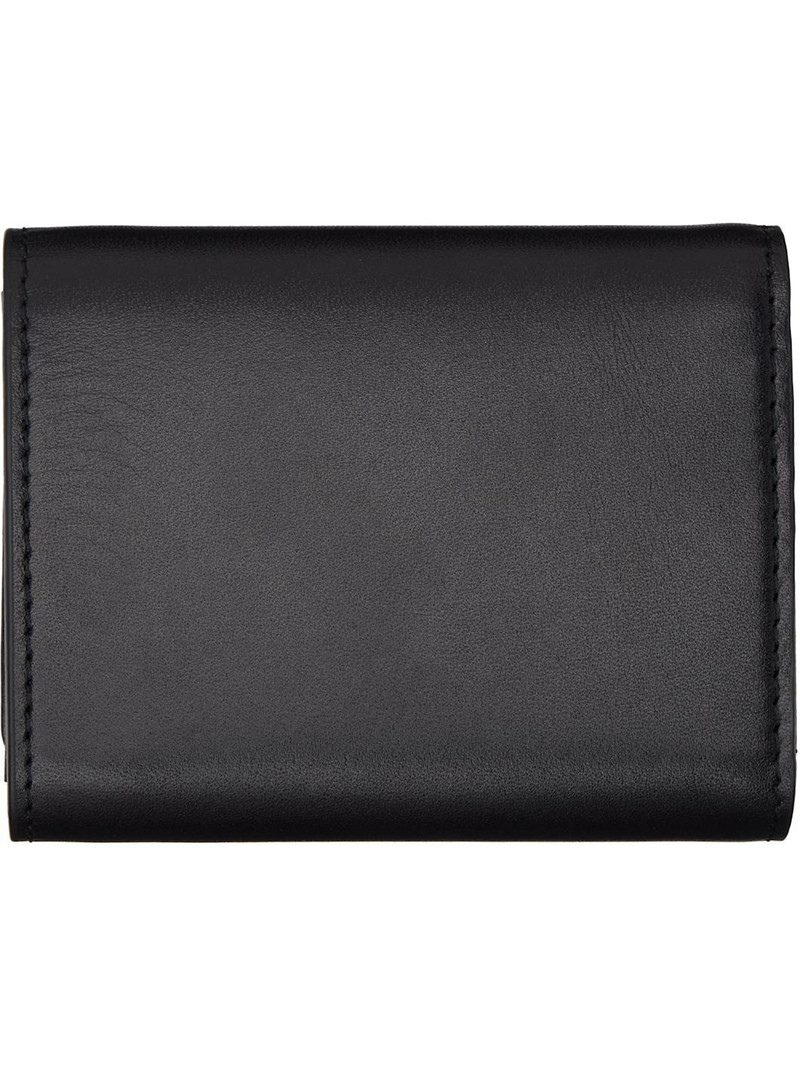 Yohji Yamamoto Black Compact Wallet outlook