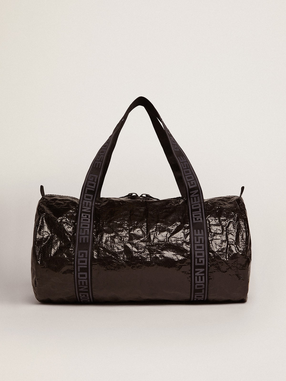 Star Collection black duffle bag with side white stars - 1
