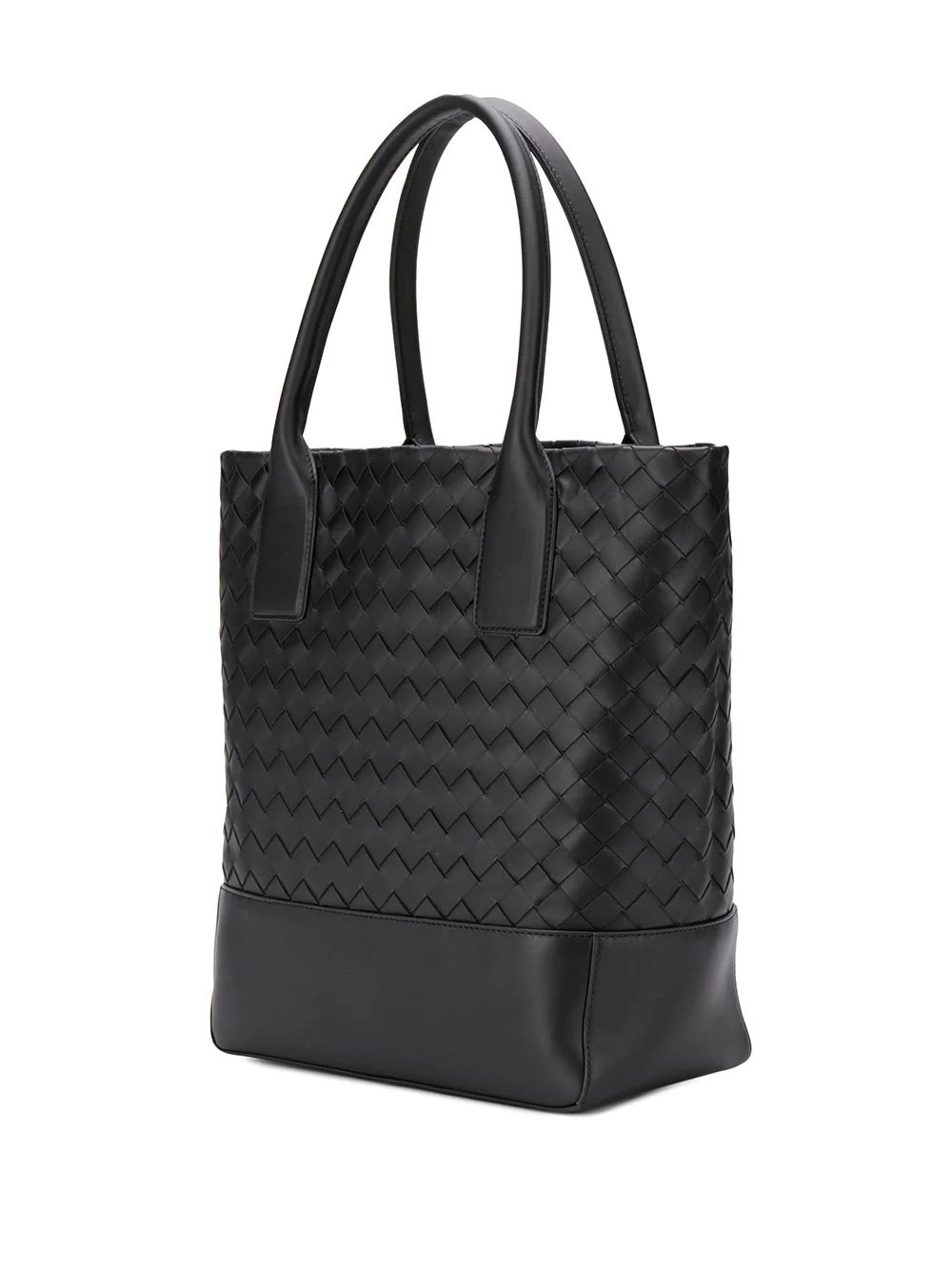 intrecciato weave tote - 3