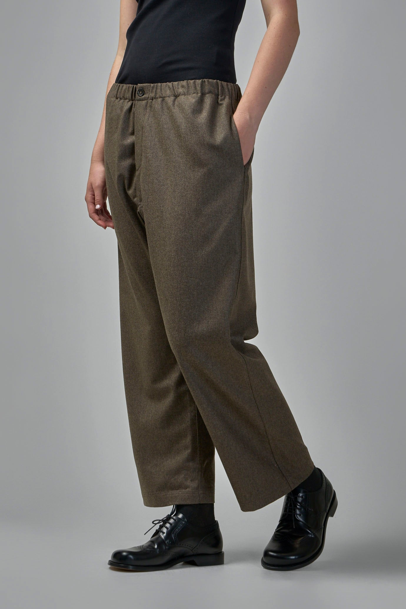 Relaxed Low Crotch Pant Woven - 4