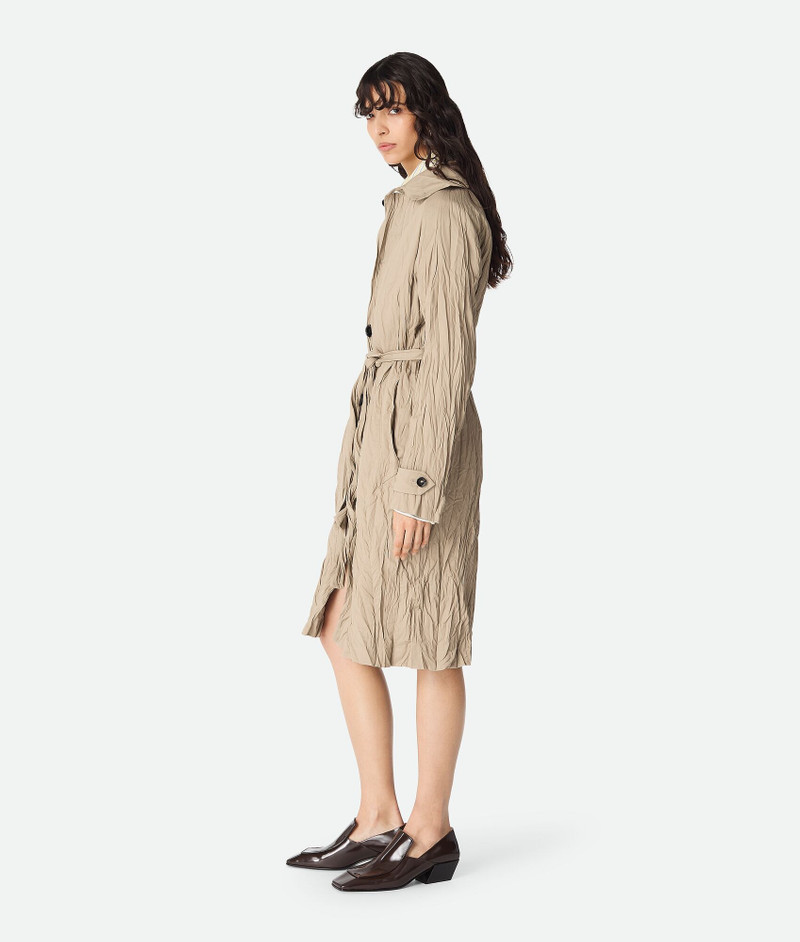 Bottega Veneta Crushed Cotton Coat outlook