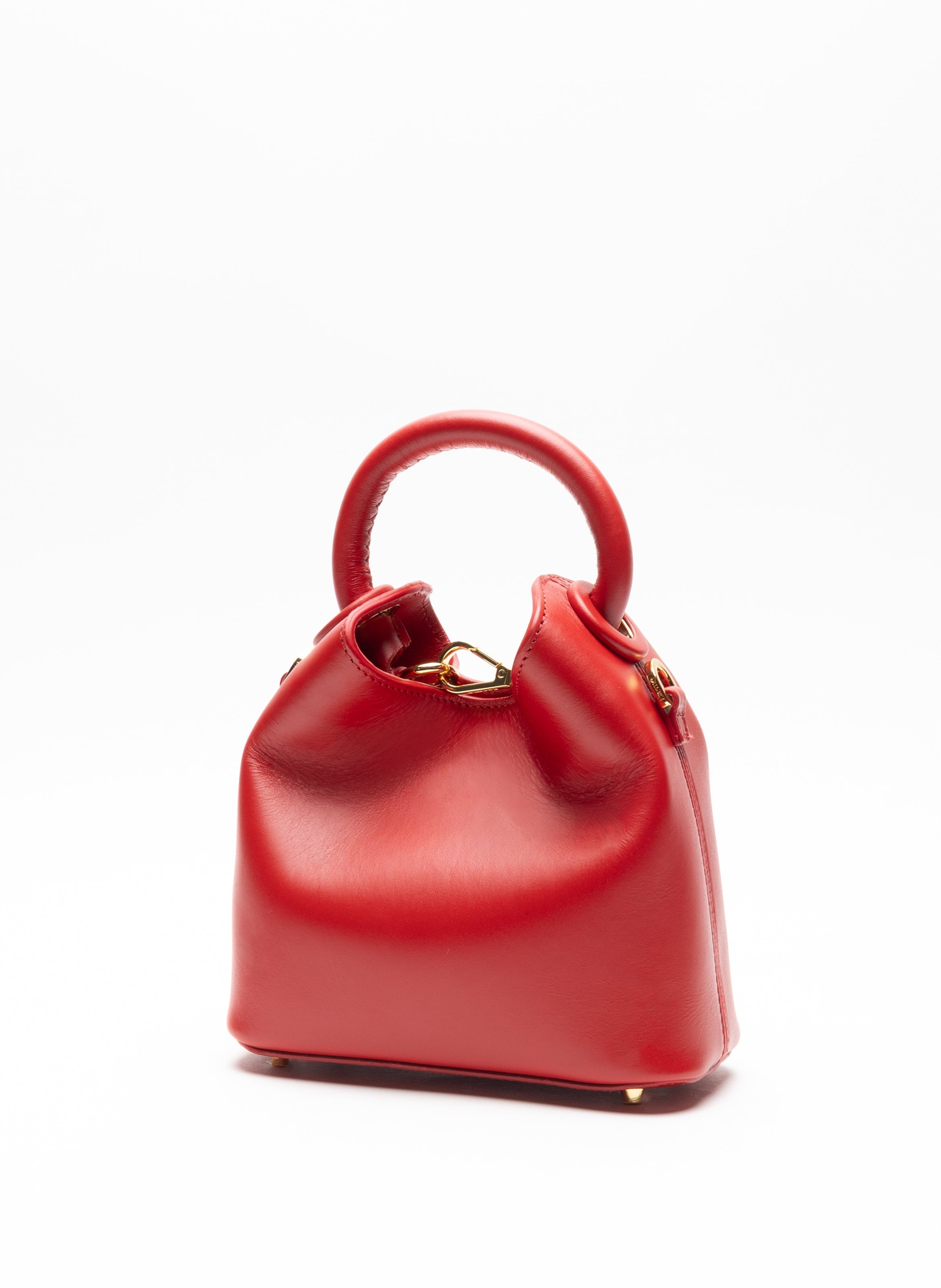 Madeleine Leather Red - 2