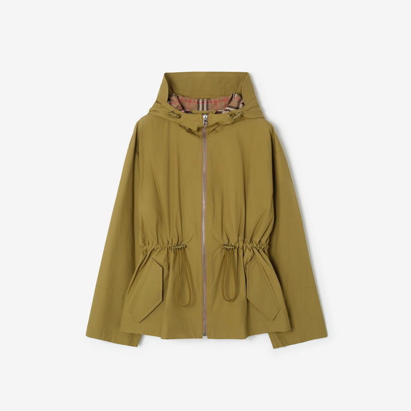 Cotton Blend Hooded Jacket 1