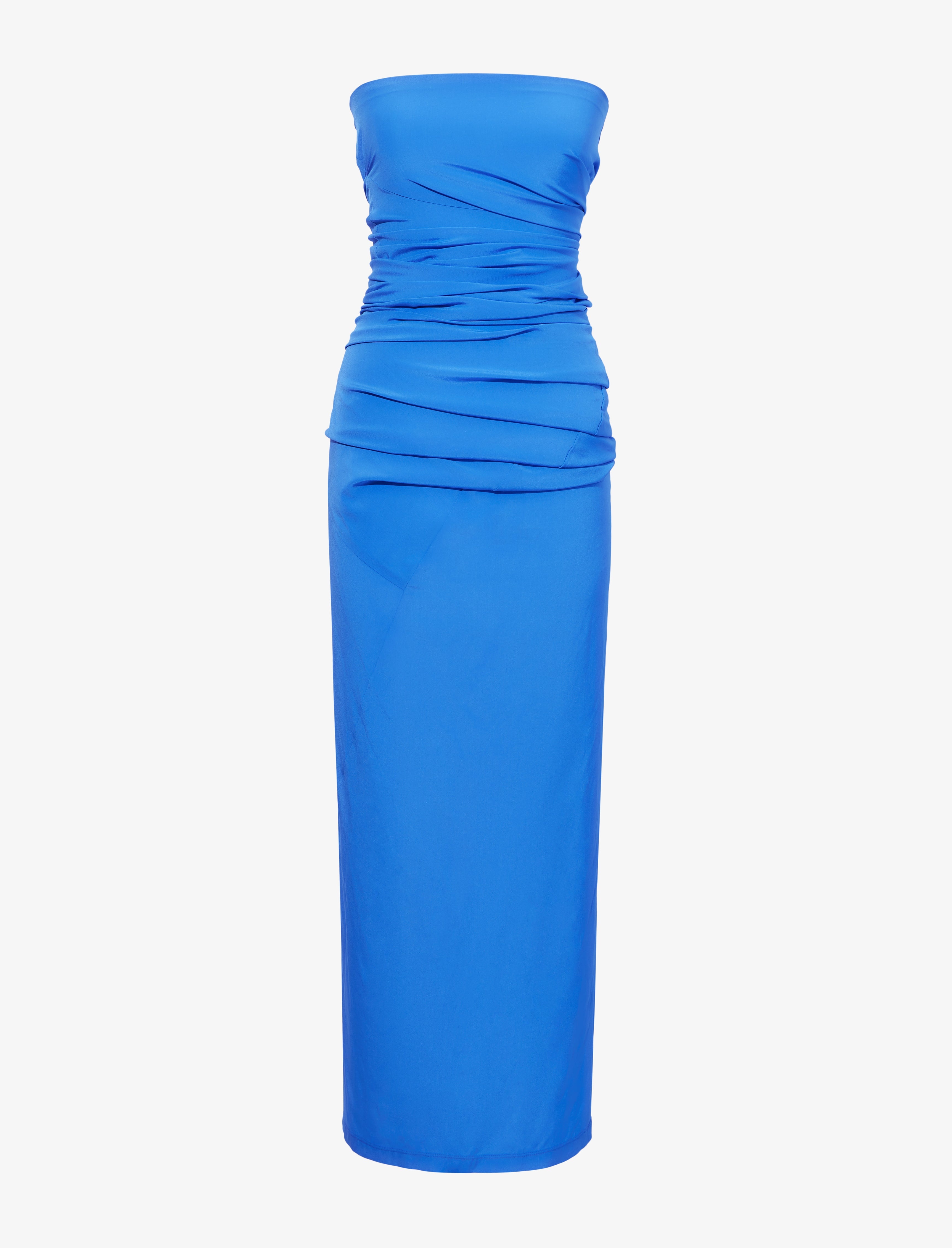 Odette Strapless Dress in Silk Viscose - 1