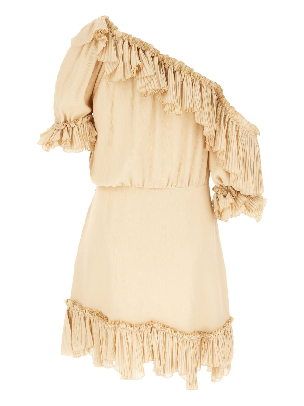 ruffle-detail one-shoulder dress - 2