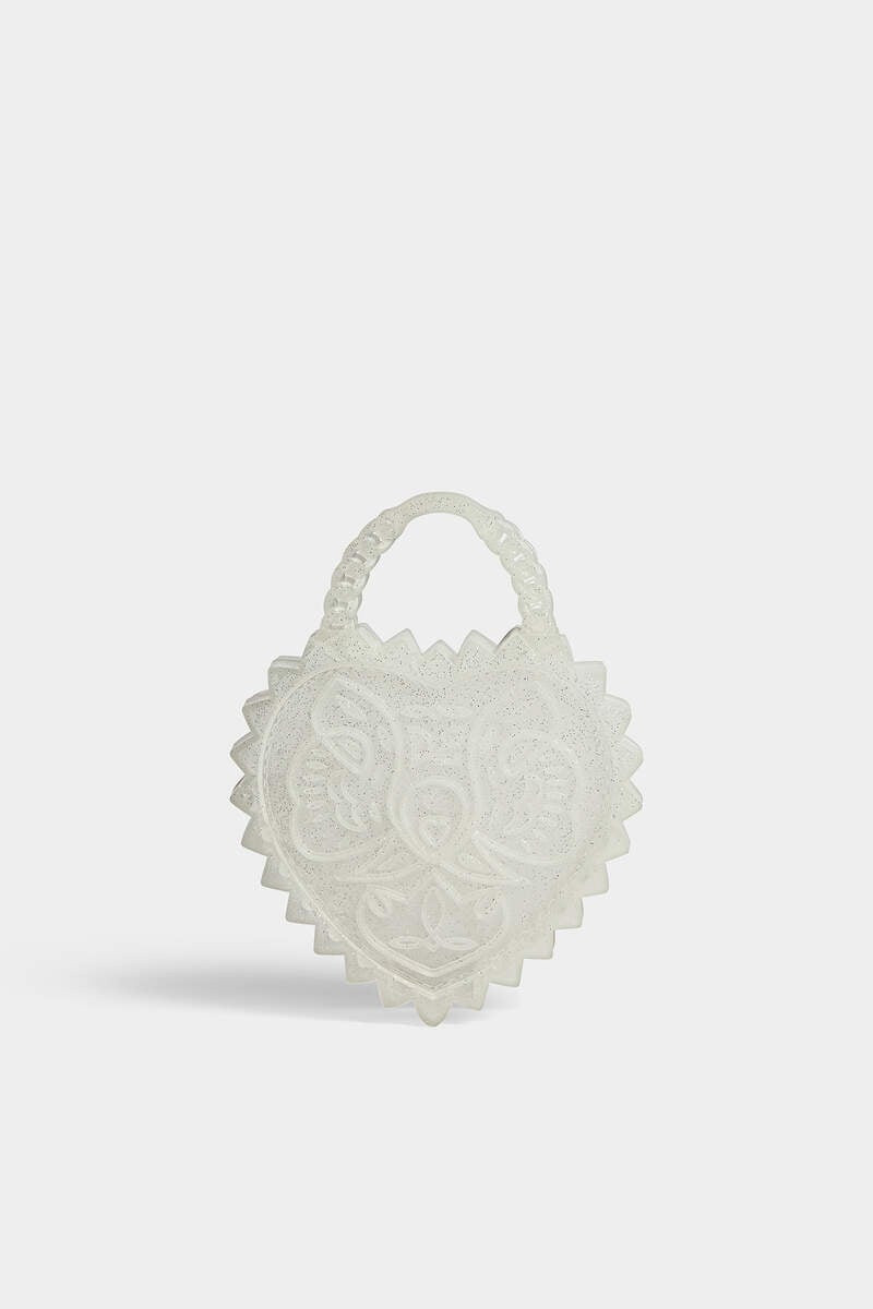 TRANSPARENT GLITTER HEART BAG 1
