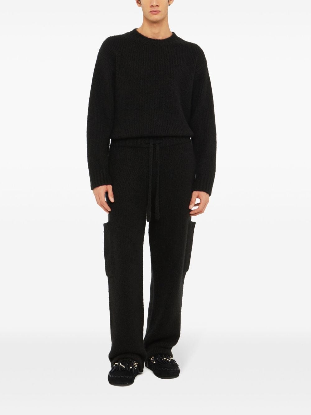finest rib-knitted trousers - 3