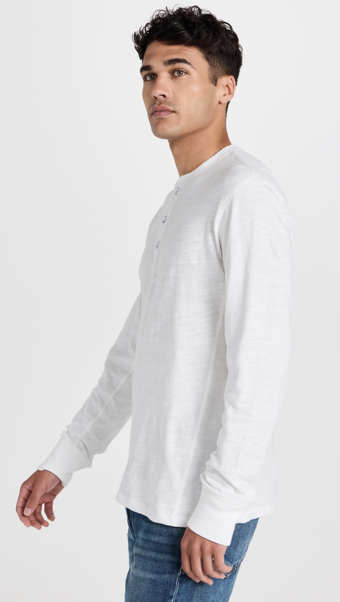 Long Sleeve Classic Henley - 3