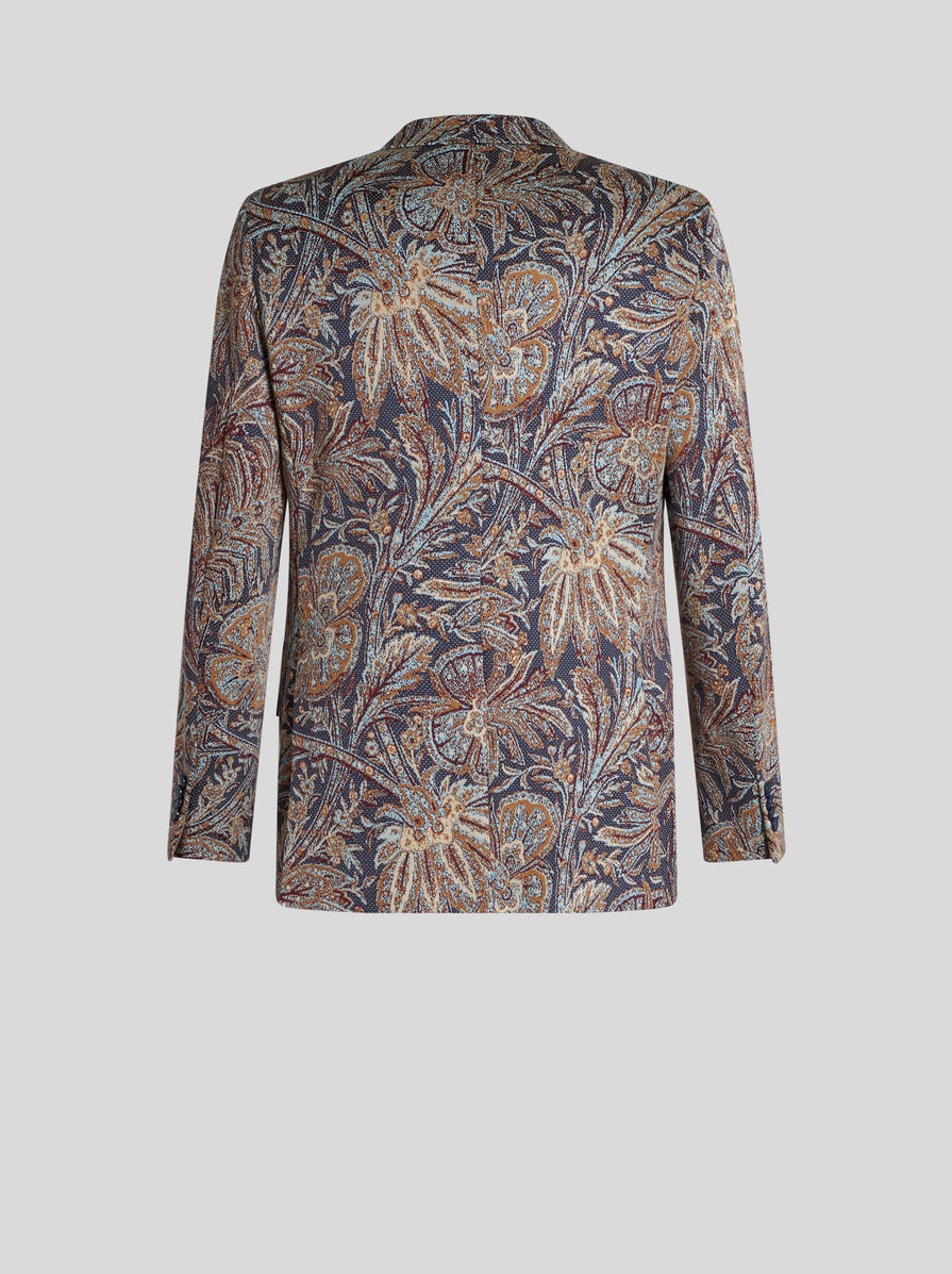 JERSEY JACQUARD JACKET - 5