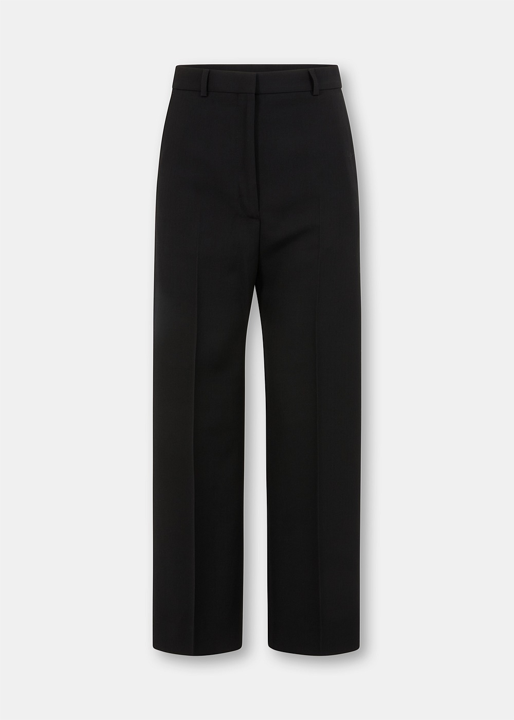 Black Relaxed Tailored Trousers - 1