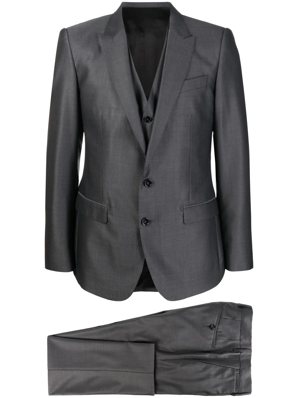 three-piece slim-fit suit - 1