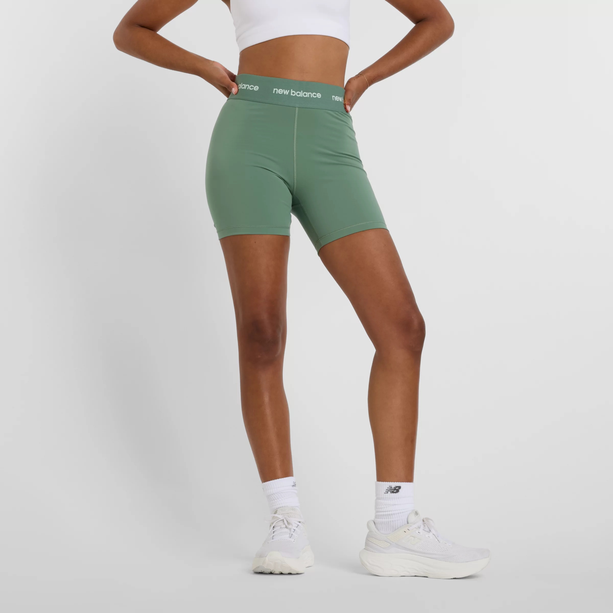 Women's NB Sleek High Rise Sport Short 5" - 1