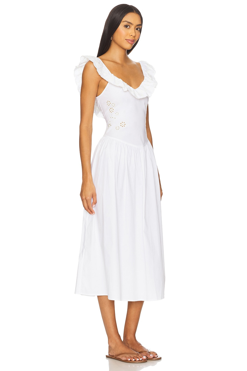 Georgia Poplin Midi Dress - 2