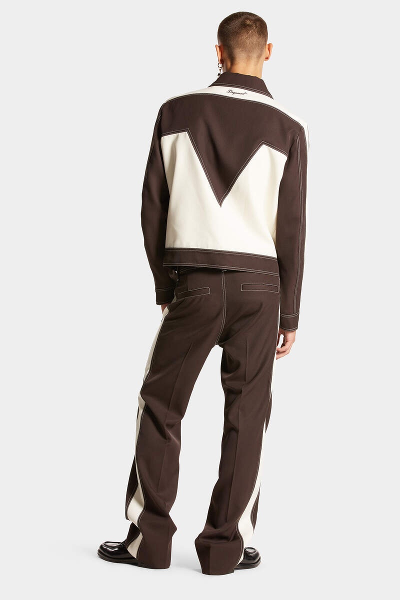 CONTRASTING STITCHING TROUSERS - 2