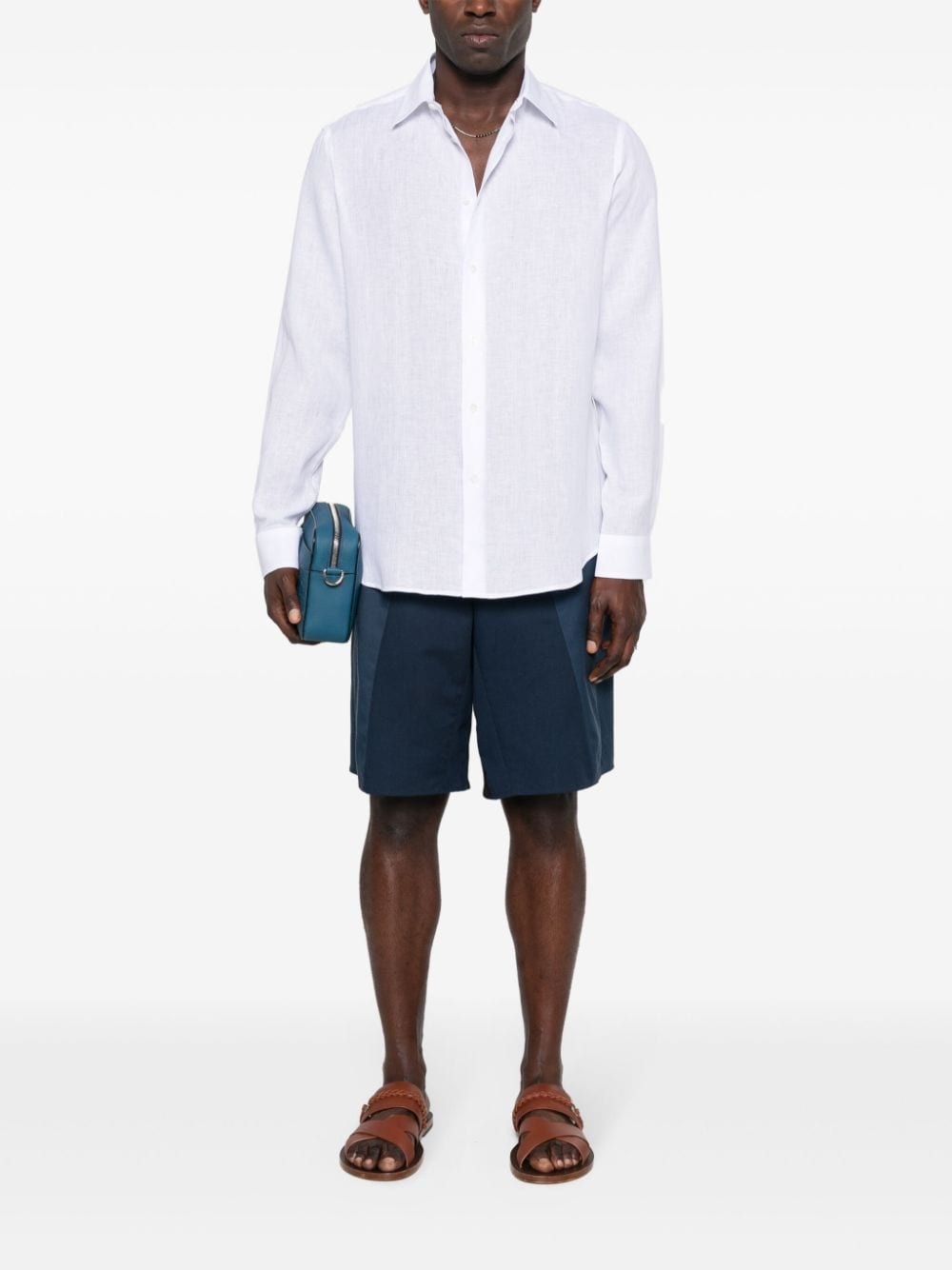 poplin linen shirt - 2