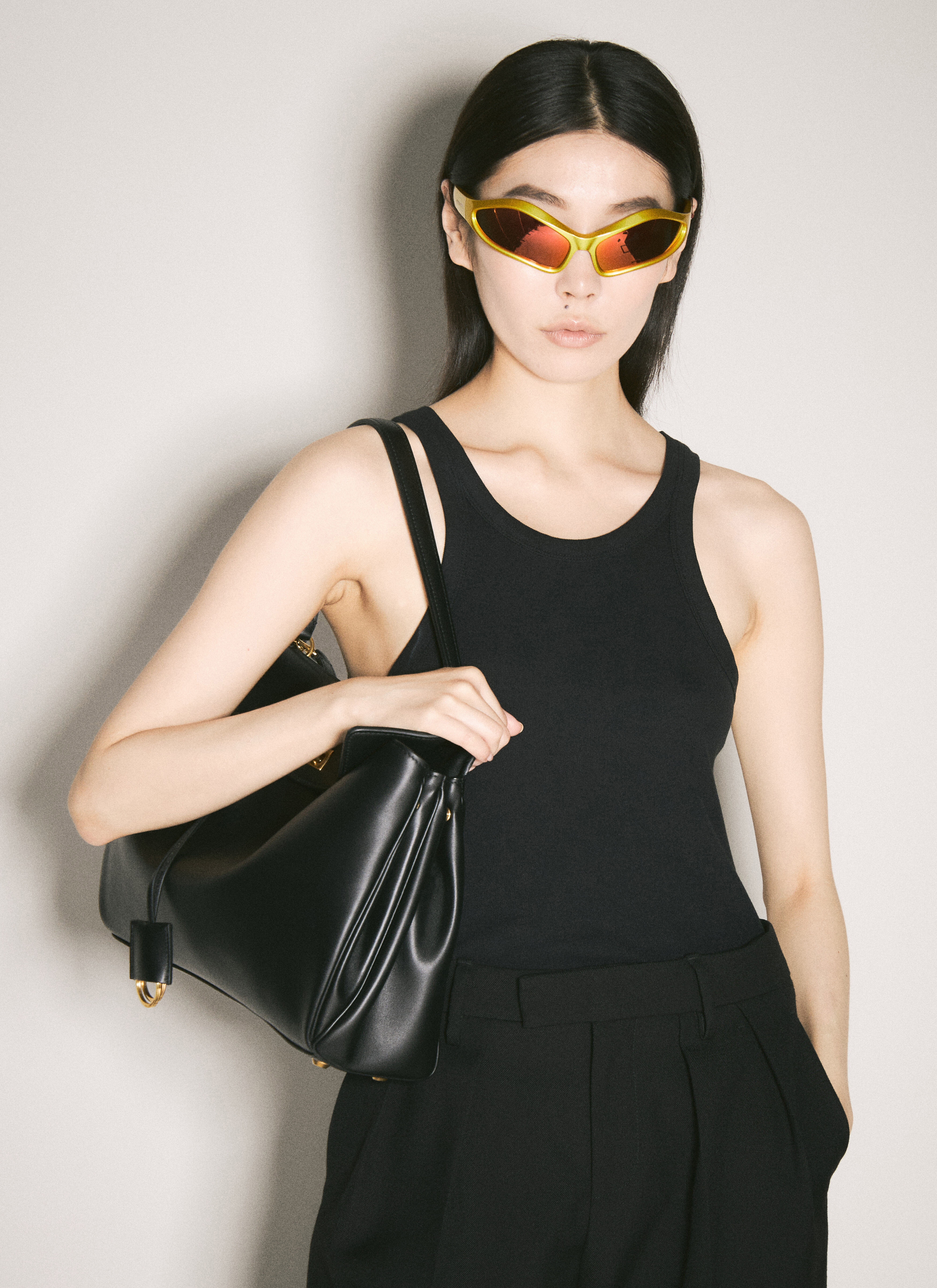 BALENCIAGA Fennec Oval Sunglasses | lncc | REVERSIBLE