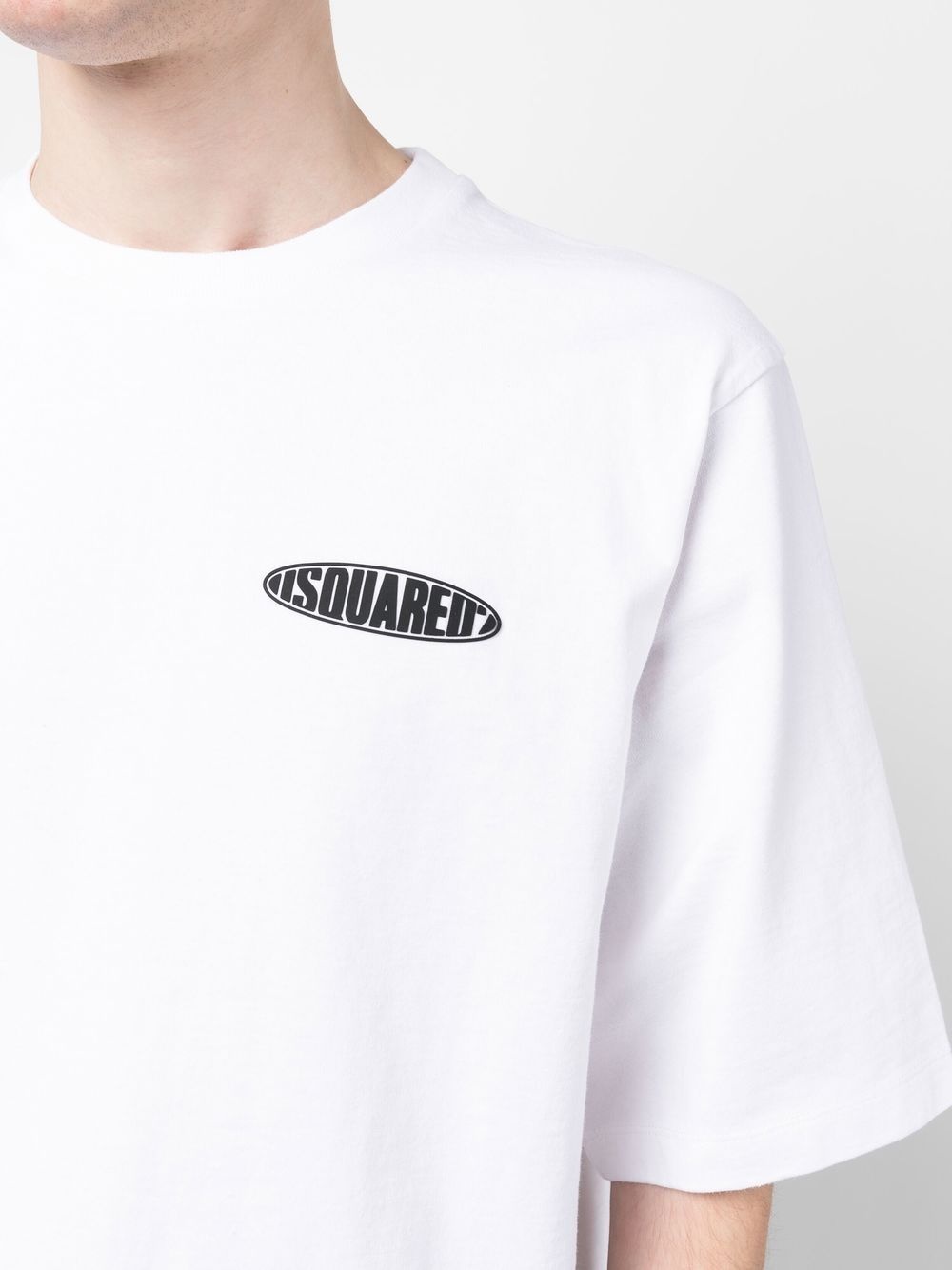 logo-print cotton T-shirt - 5