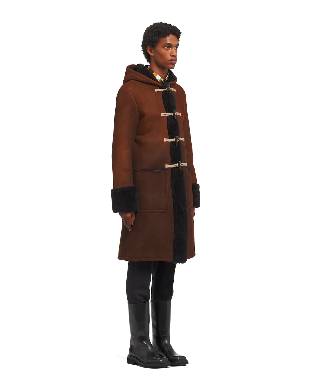 Sheepskin duffle coat - 3