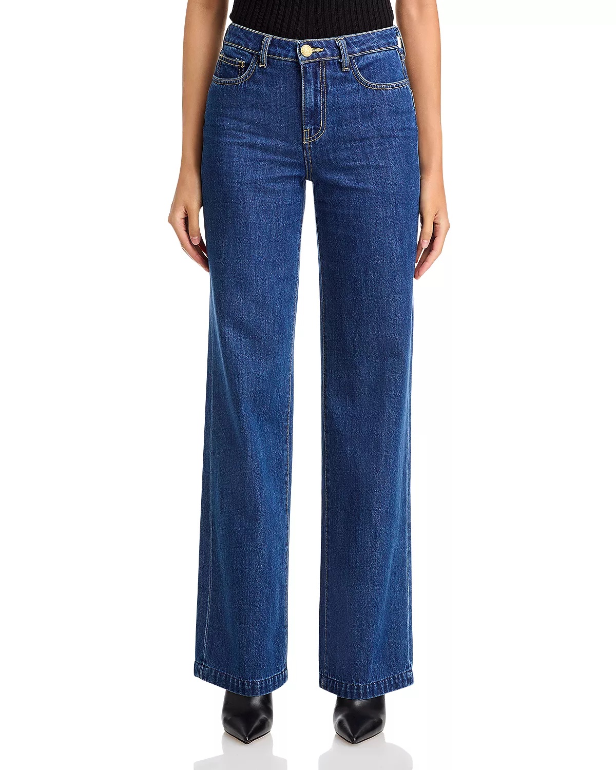 Clayton High Rise Wide Leg Jeans in Conway - 11