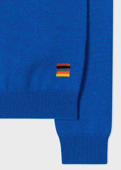 Paul Smith Cobalt Blue Cashmere Roll Neck Sweater outlook