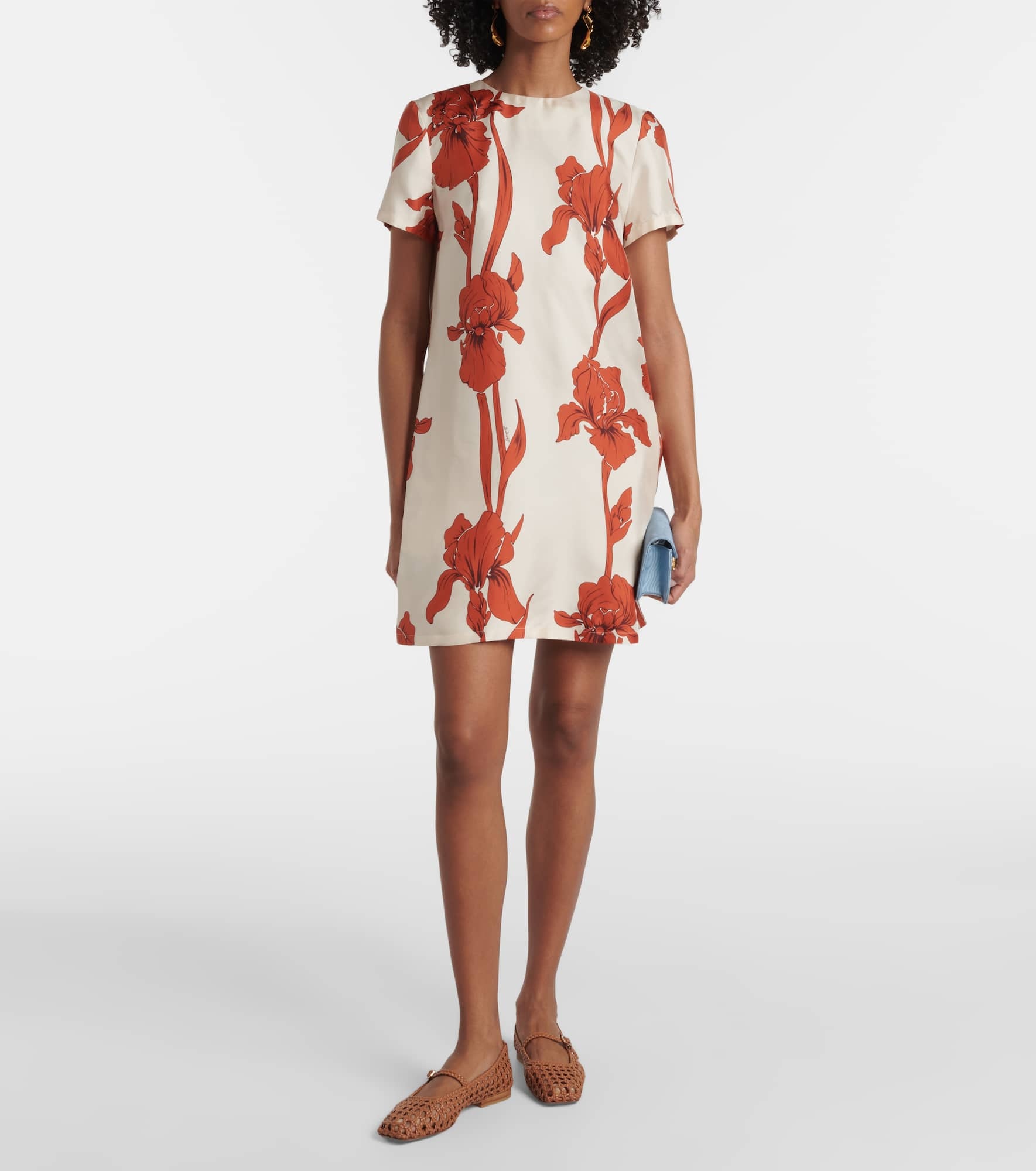 Floral silk minidress - 2