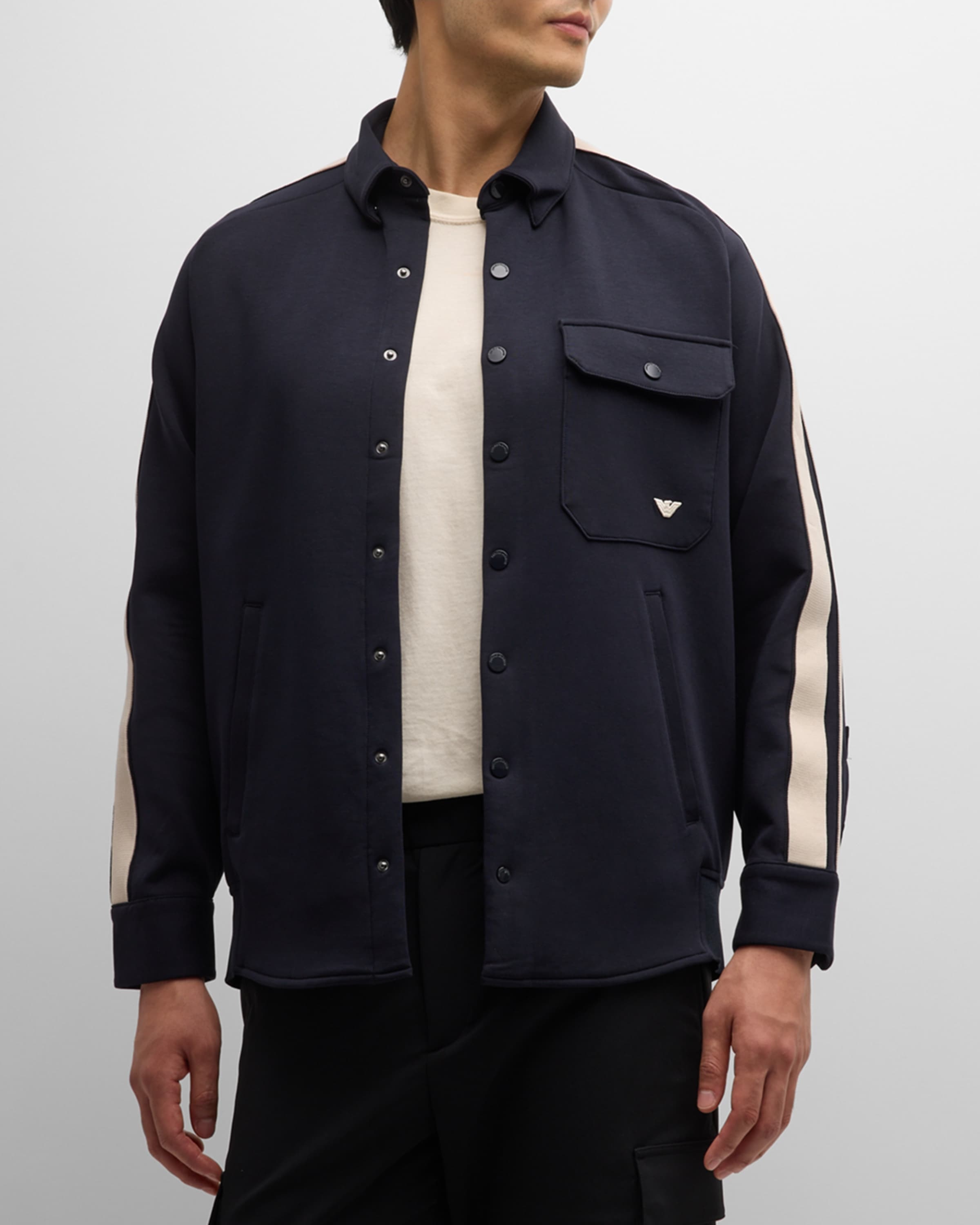 Men's Snap-Front Overshirt - 2