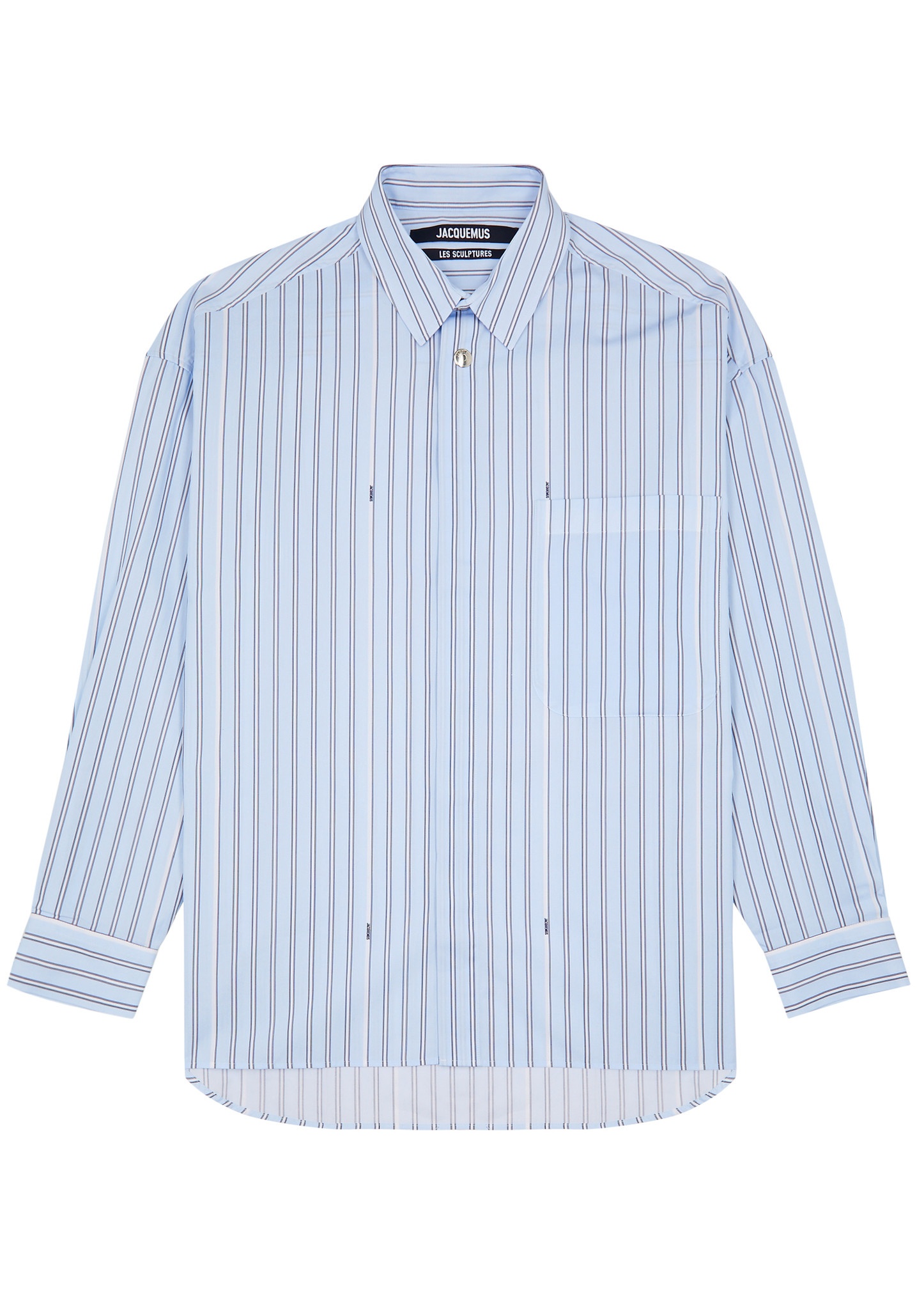Le Chemise Manches Longue striped cotton shirt - 1