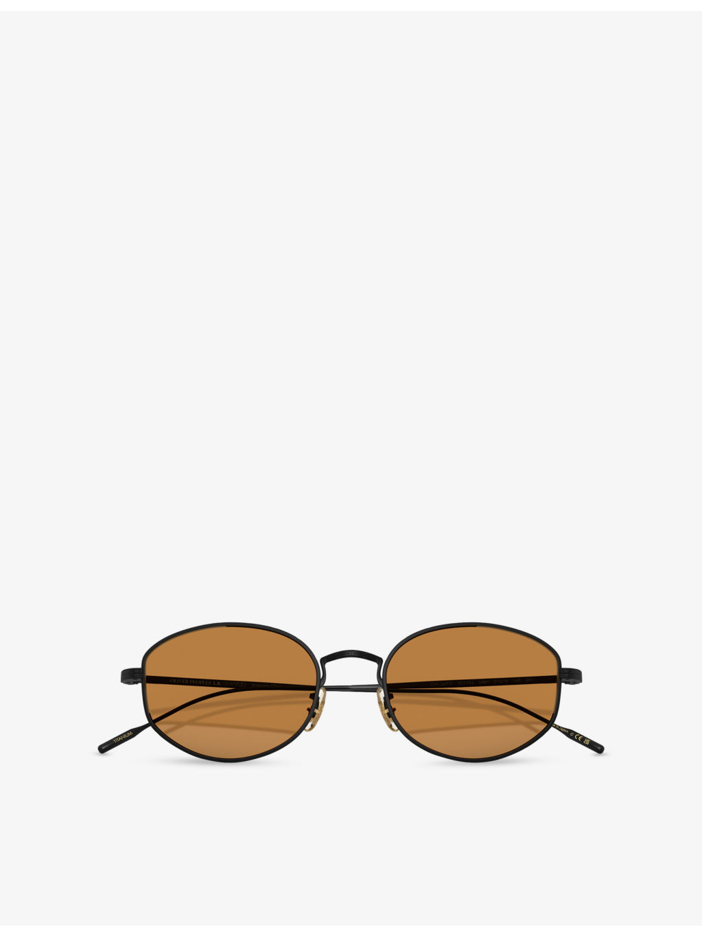 OV1347ST Sirry Oval-Frame Titanium Sunglasses - 5