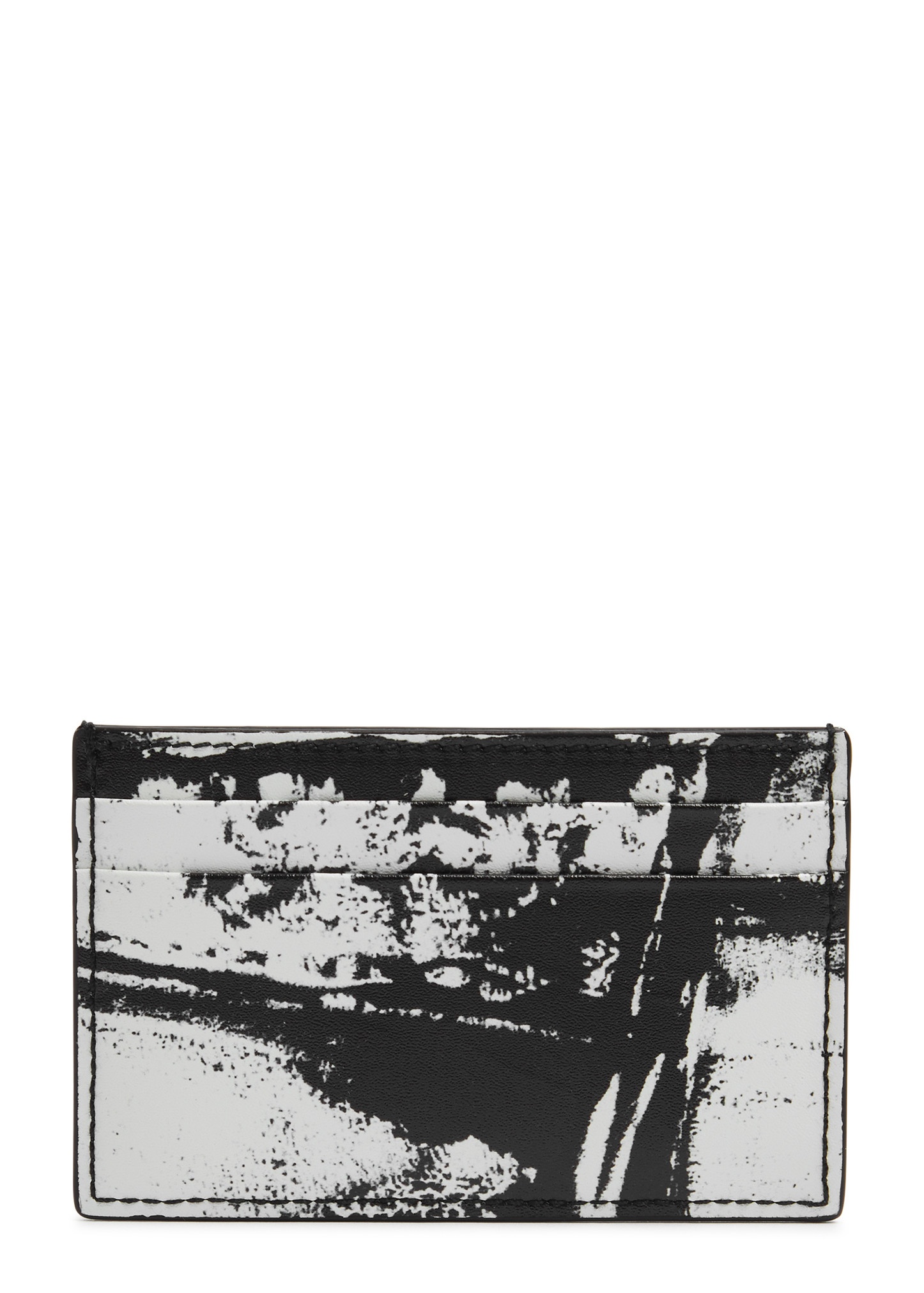 Logo printed leather card holder - 2