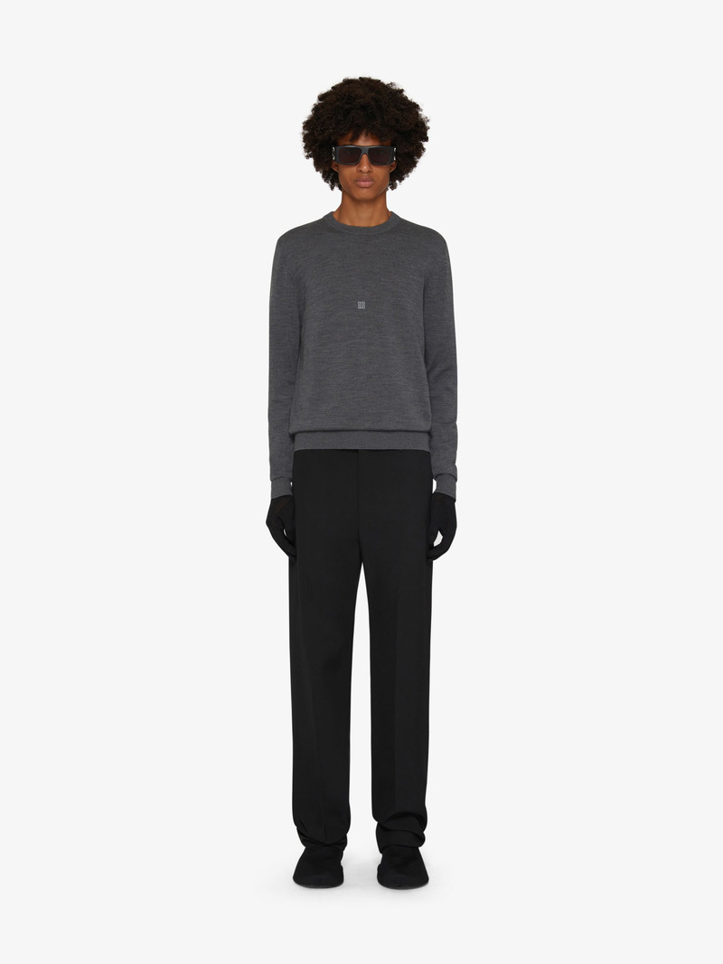 Givenchy SWEATER IN WOOL WITH 4G EMBROIDERY outlook