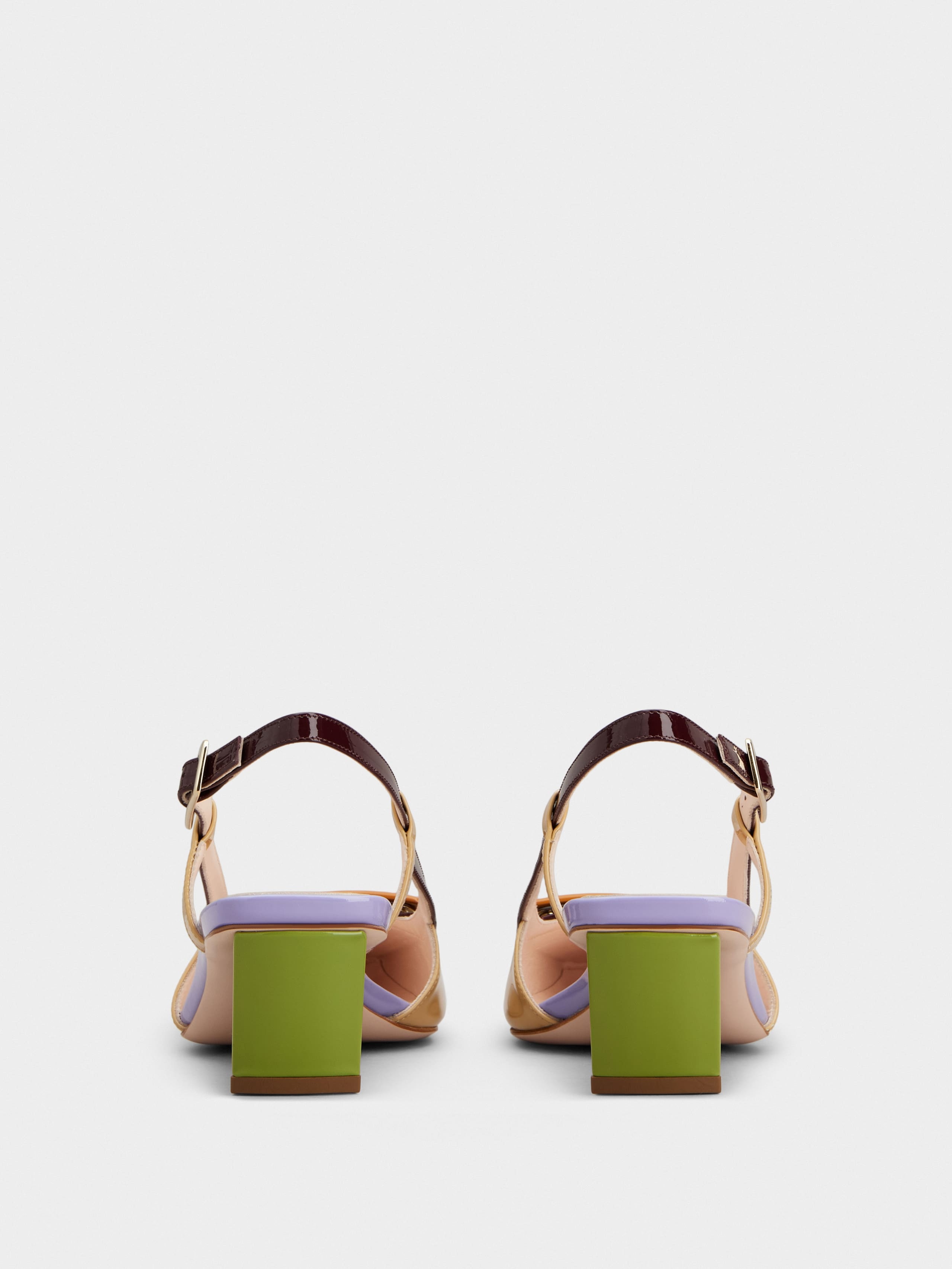 Belle Vivier Slingback Pumps in patent leather - 5