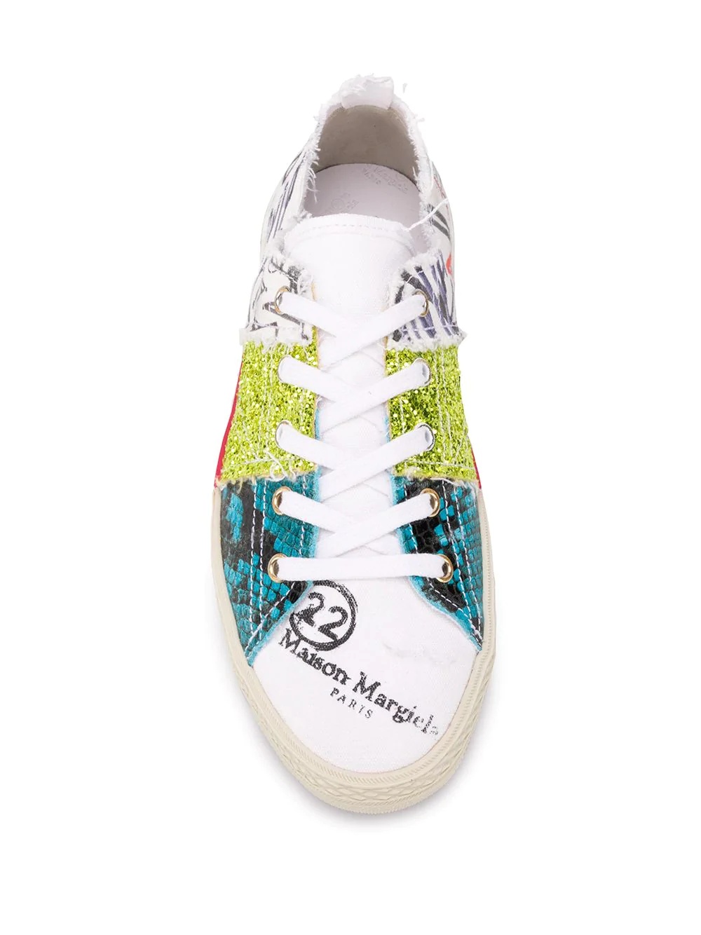 Graffiti low-top sneakers - 4