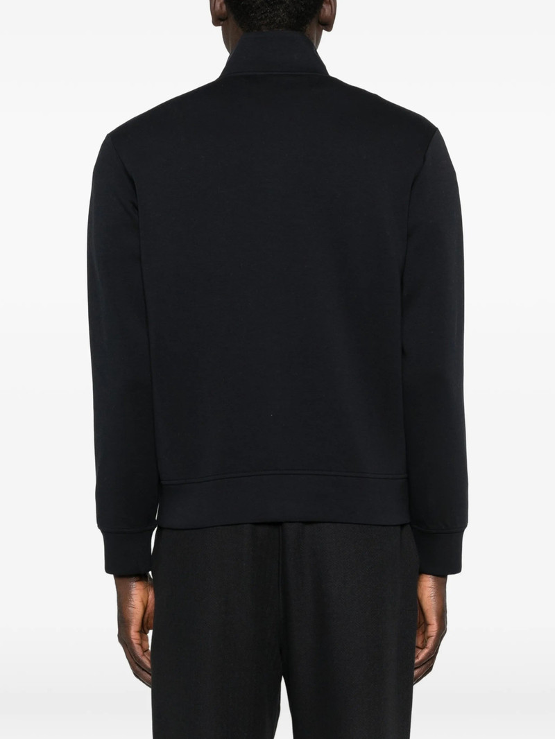 EMPORIO ARMANI Emporio Armani Zip Mock-neck Sweatshirt outlook