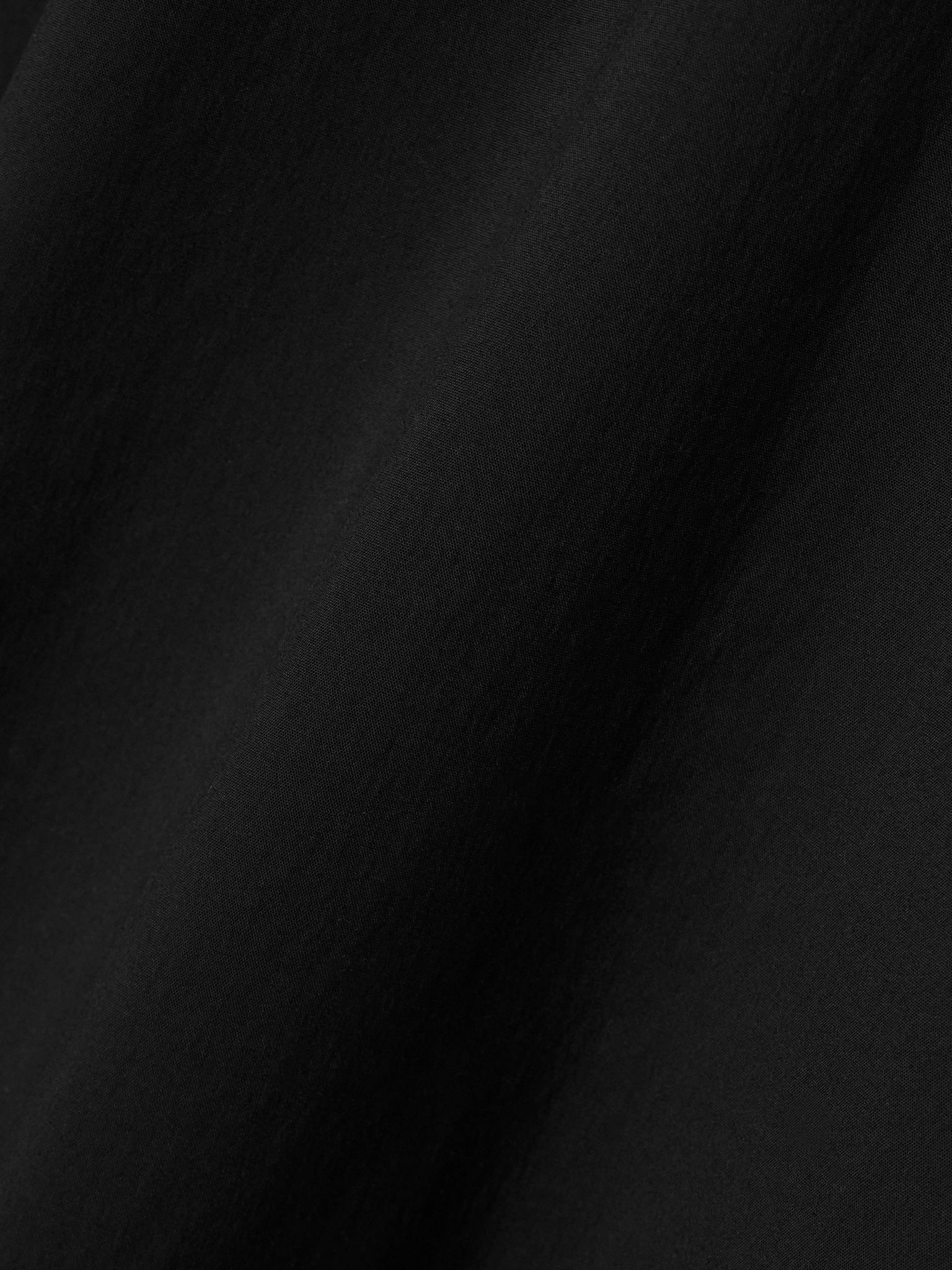 Campale cotton-blend poplin mini dress Black - 4