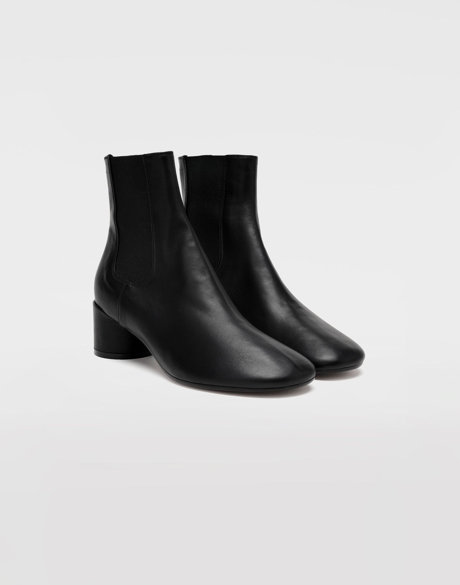 6-heel leather chelsea boots - 3