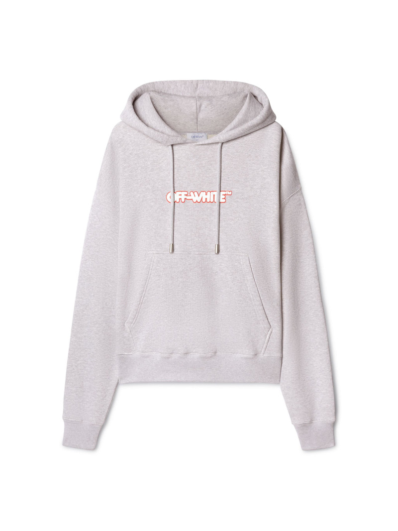 Light Grey Round Logo Skate Hoodie - 1