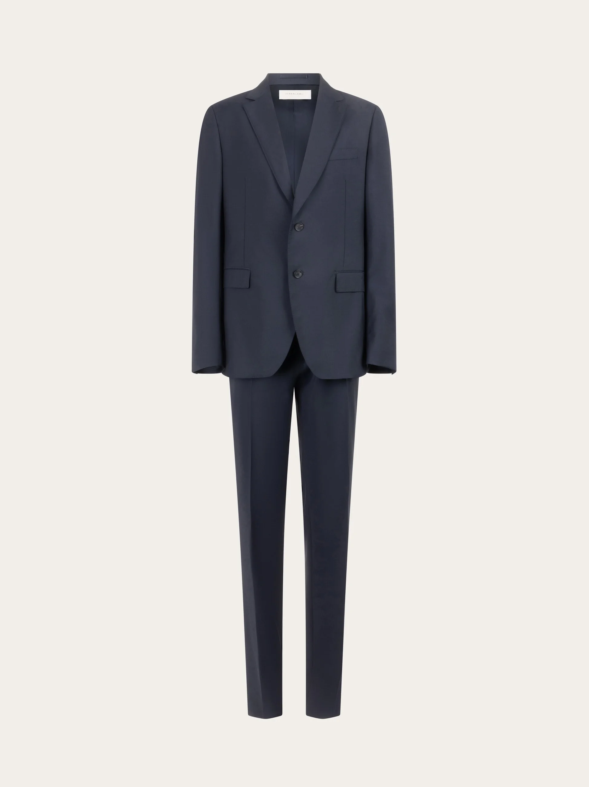 Check suit in wool - 1