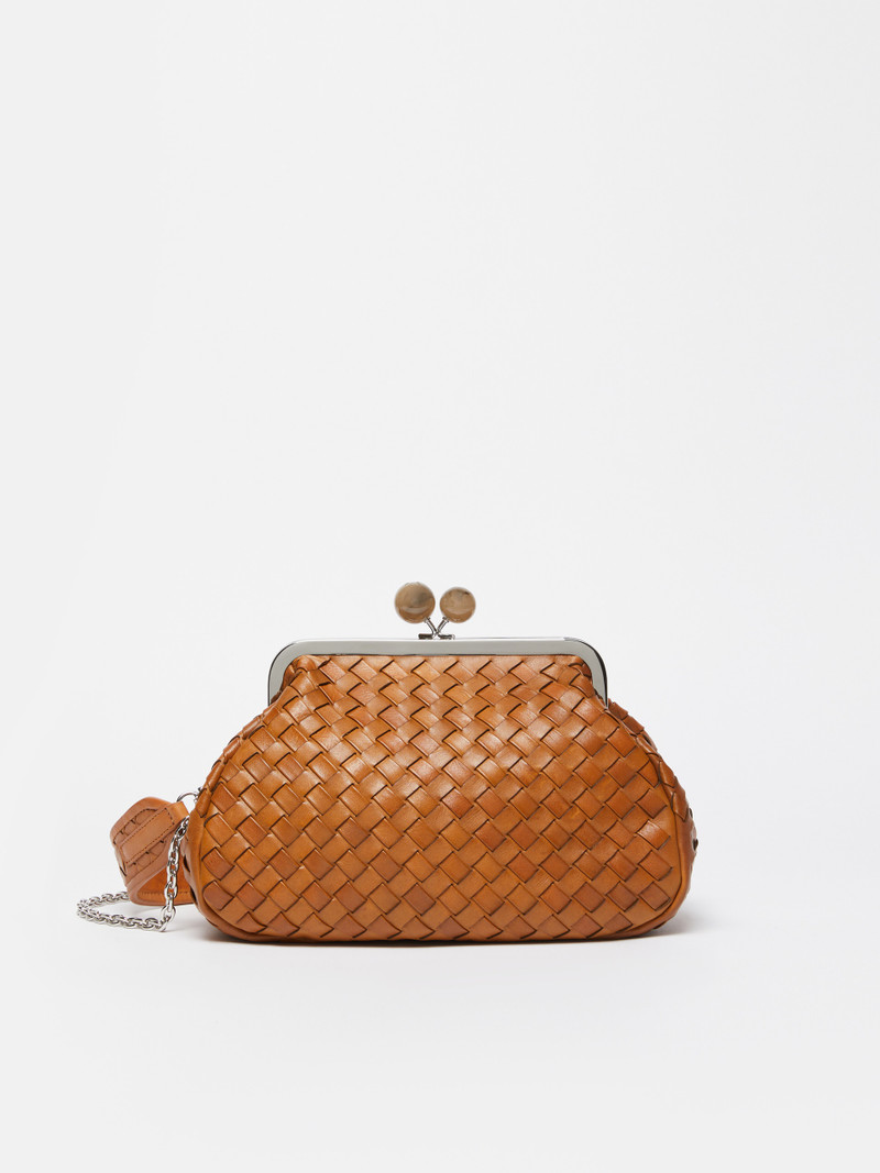 PANCIA1 Medium Pasticcino Bag in woven leather 1
