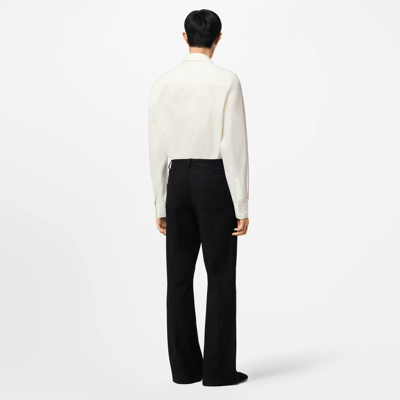 Embellished Open Collar Long-Sleeved Shirt 3