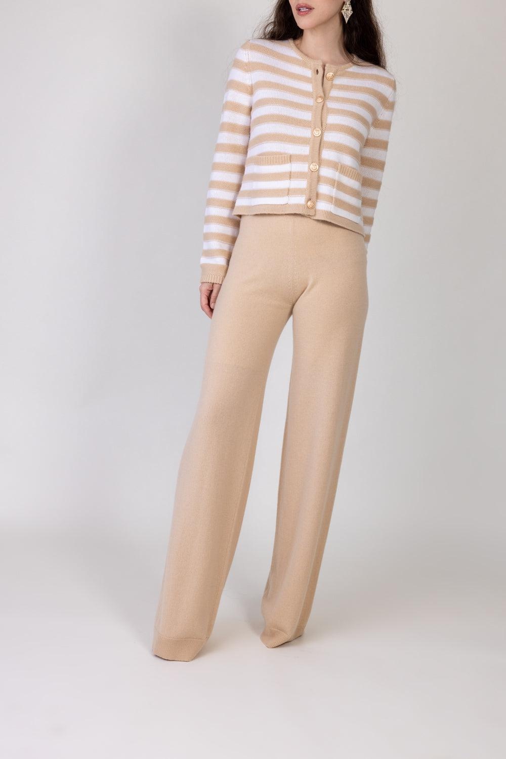 CREWNECK BUTTON-UP CARDIGAN - 2