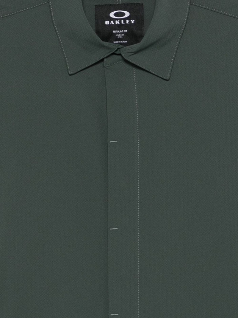 short-sleeve logo-patch shirt 3