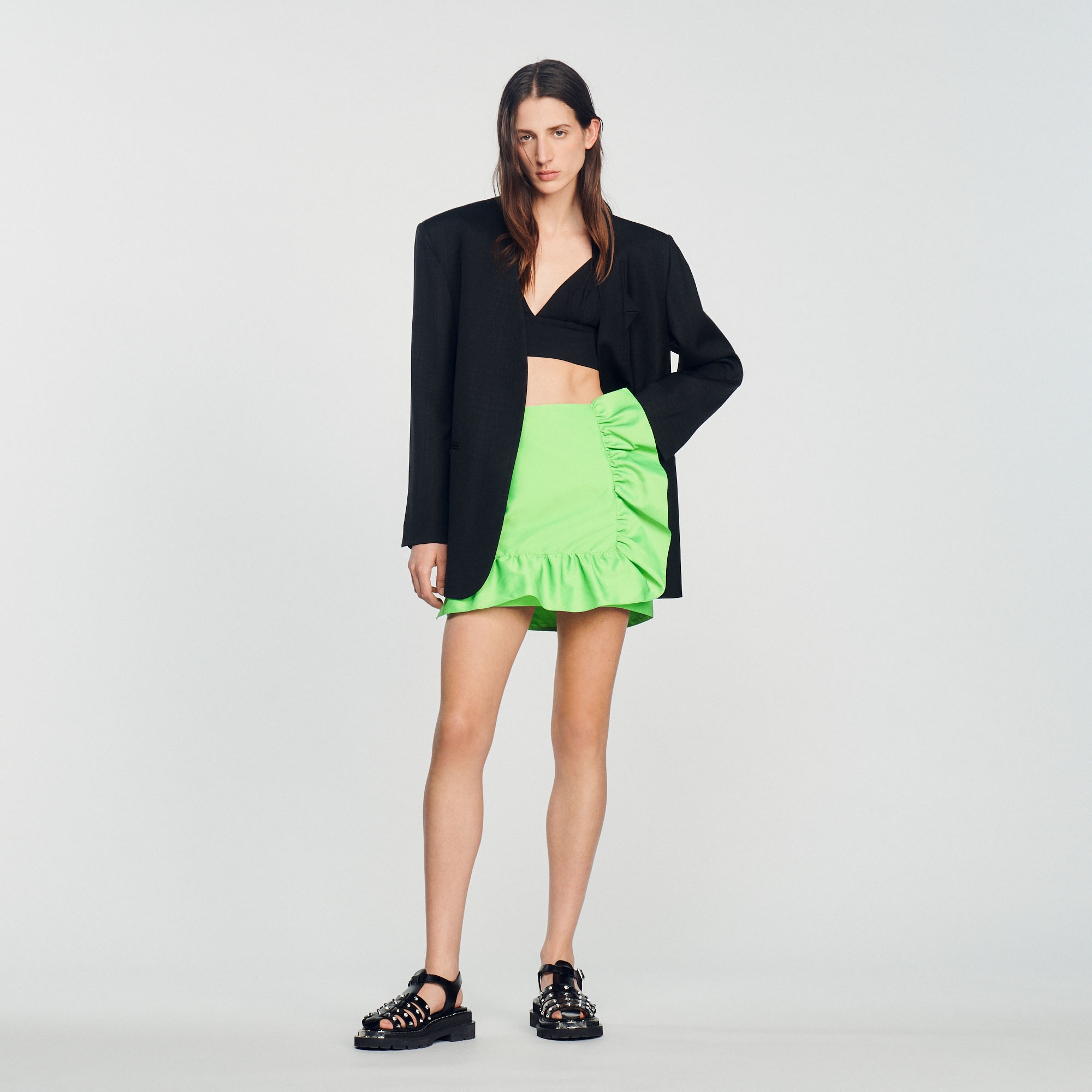 Short ruffled skirt - 2