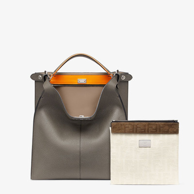 FENDI Gray leather bag outlook