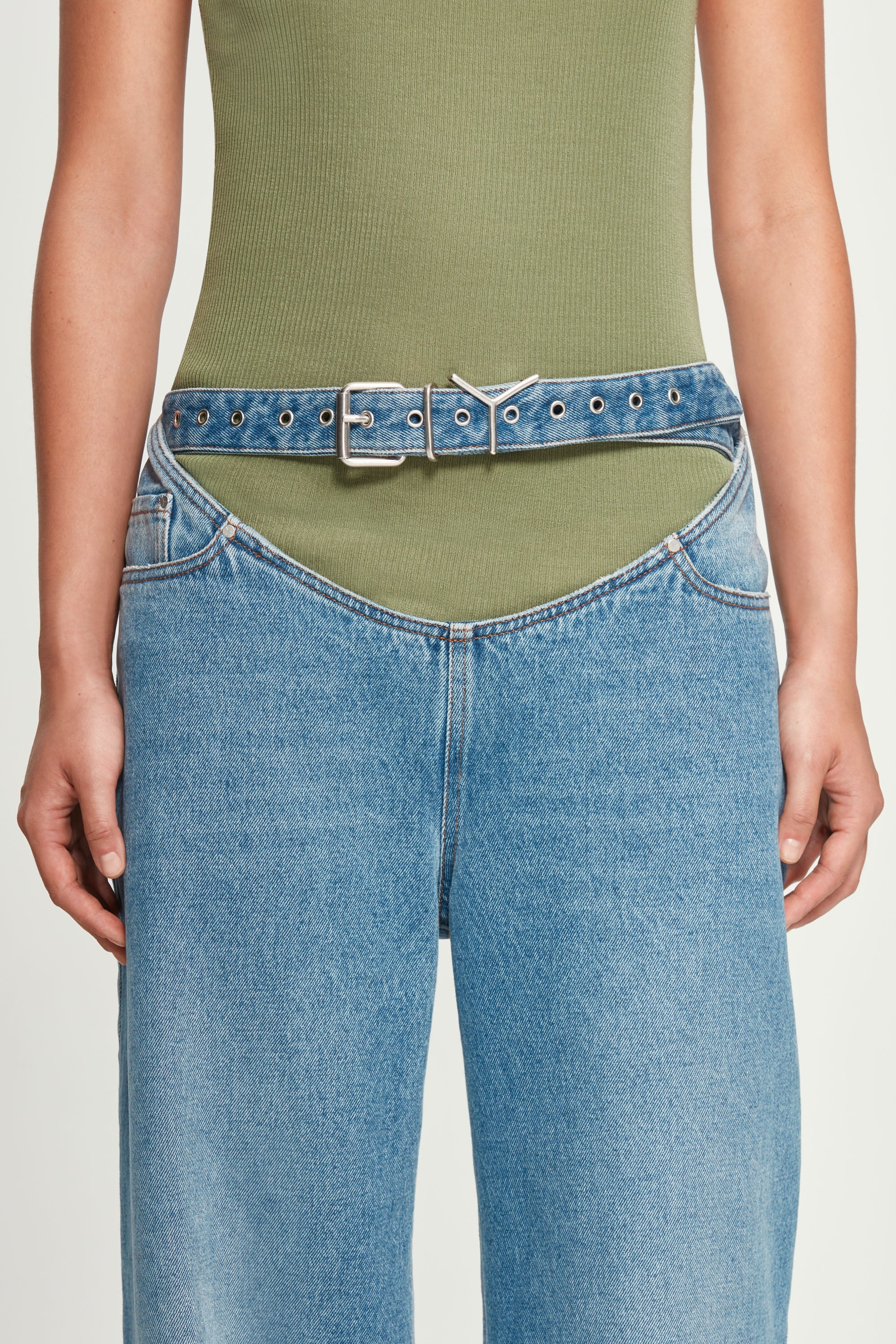 Y Belt Arc Jeans - 3