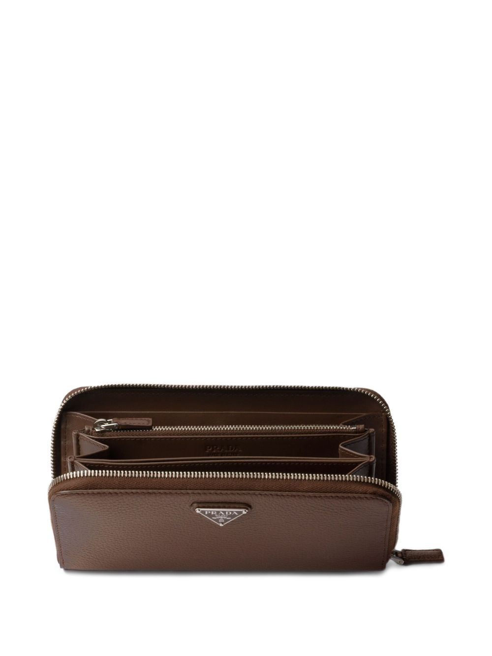 textured-leather zip-around wallet - 3