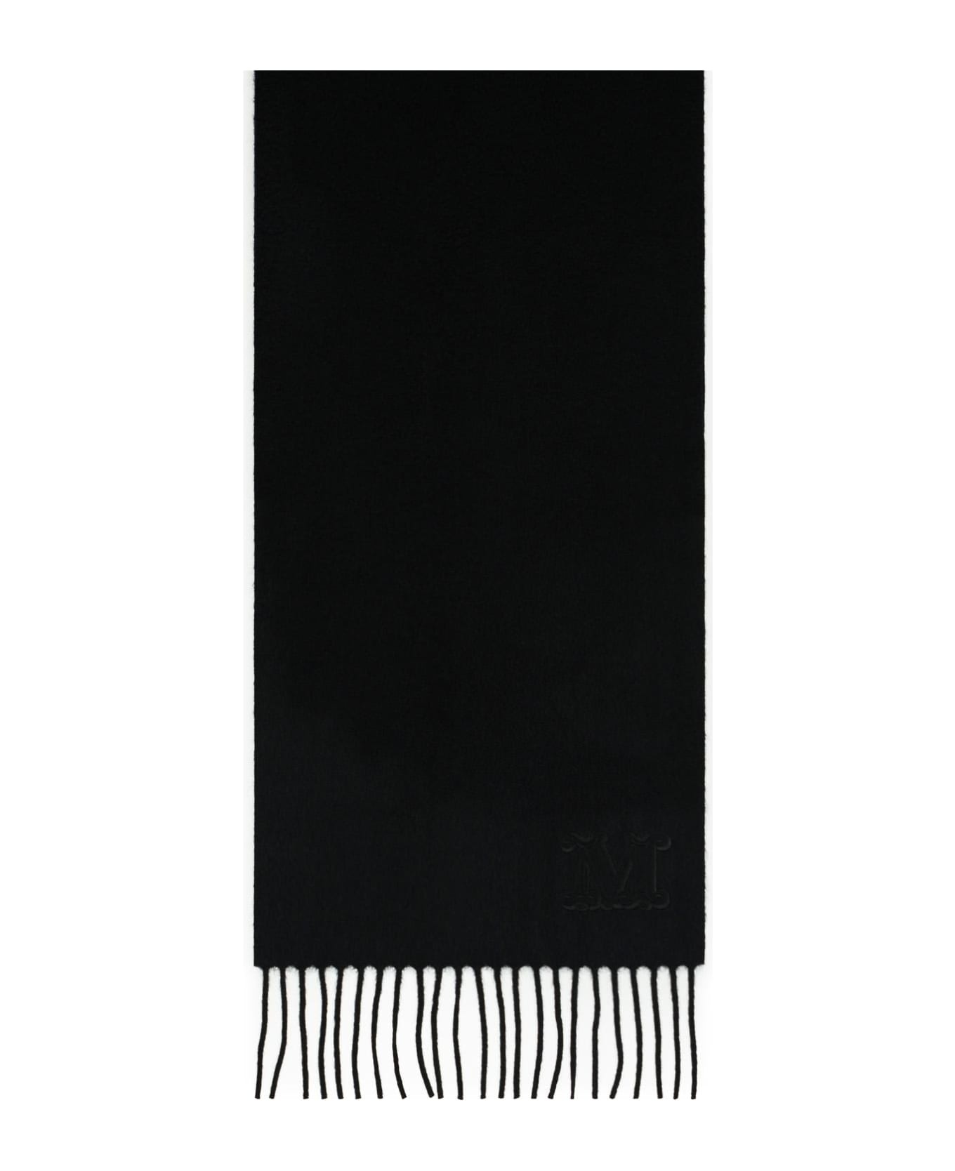 'wsdalia' Black Cashmere Scarf - 1