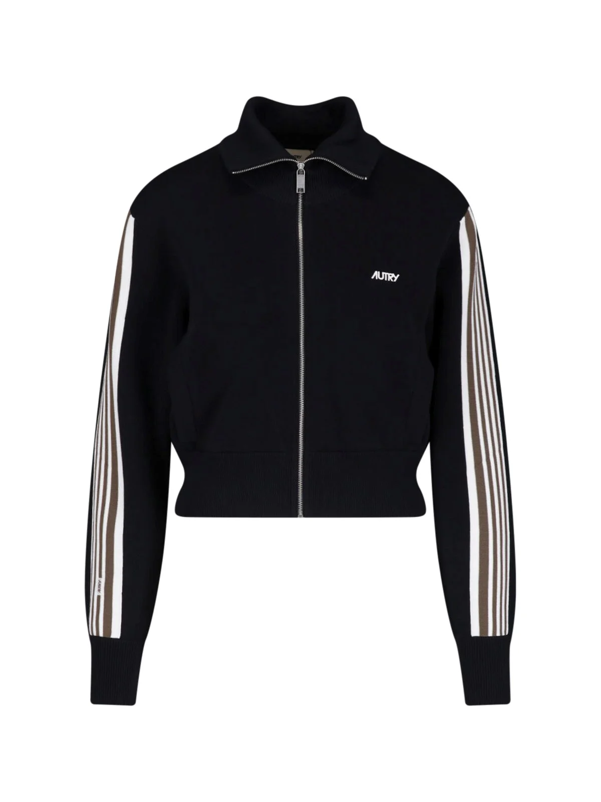 KNITTED VISCOSE JACKET - 1