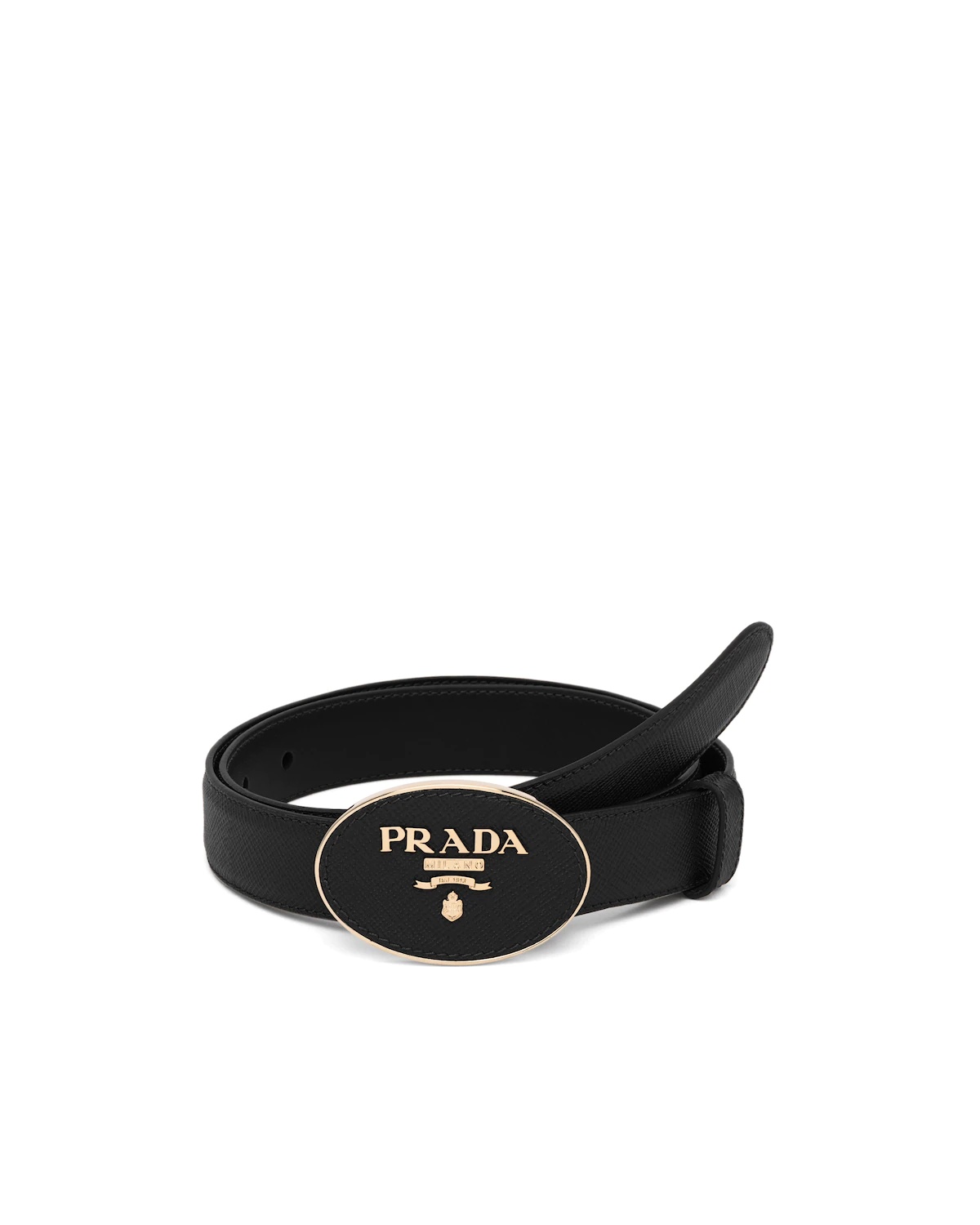 Saffiano leather belt - 1