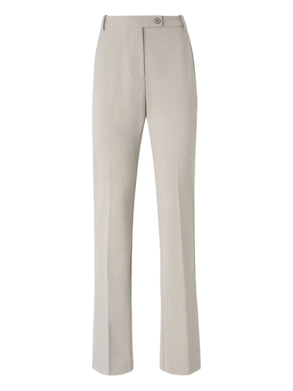 button-fastening straight trousers - 1